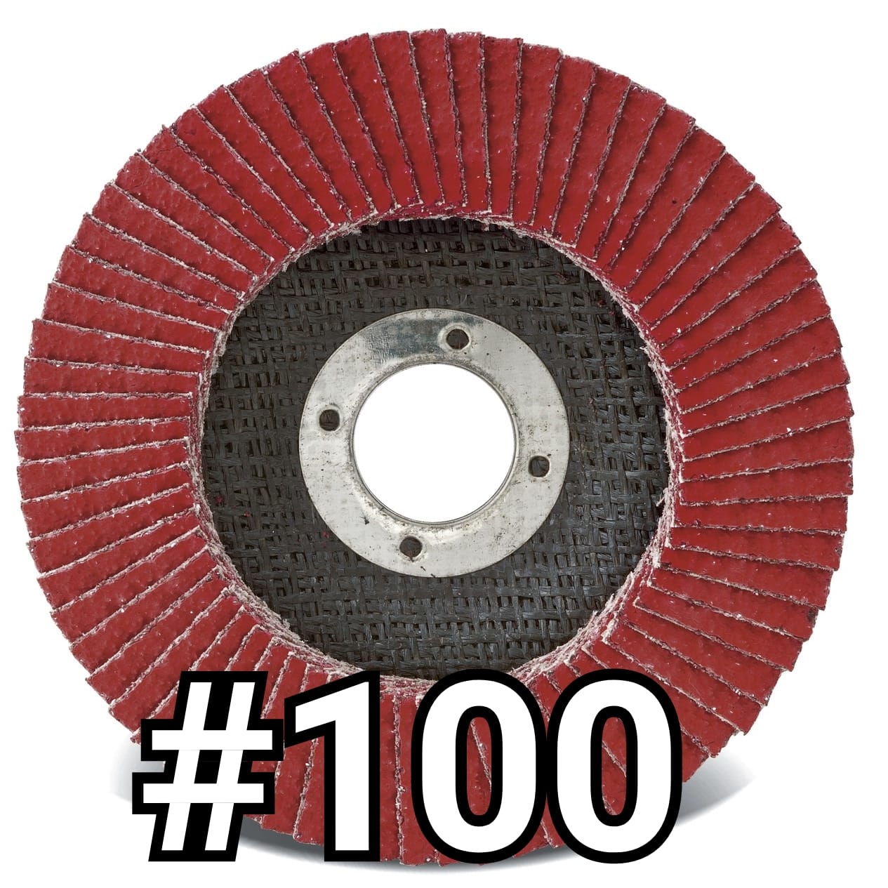 AMPLAS SUSUN 4"  FLAP DISC BESI 100MM REMPELAS TUMPUK FLAPDISC 10CM