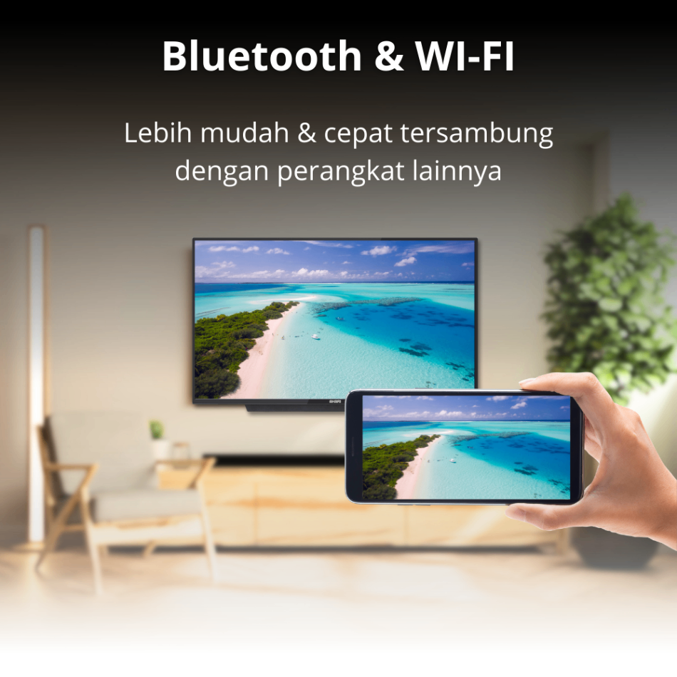 AKARI Smart Android TV 43 inch Full HD 1080P Bluetooth AT-5543B