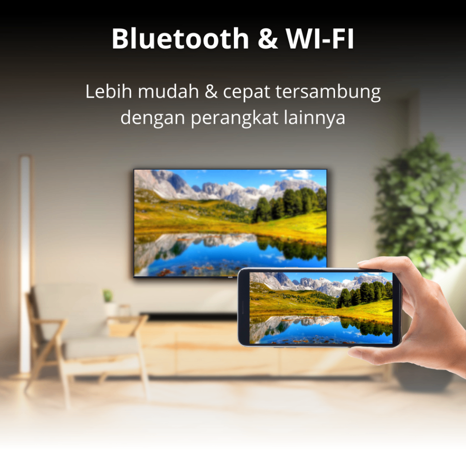 AKARI Smart TV 55 inch WEBOS UHD 4K Voice Comment SW-5755S