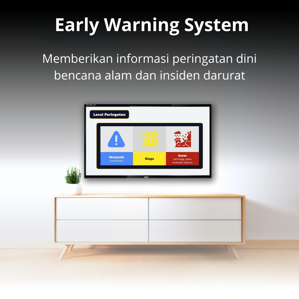 AKARI Digital DVBT-2 TV 24 Inch LE-24D53 ( LED TV 24 Inch )