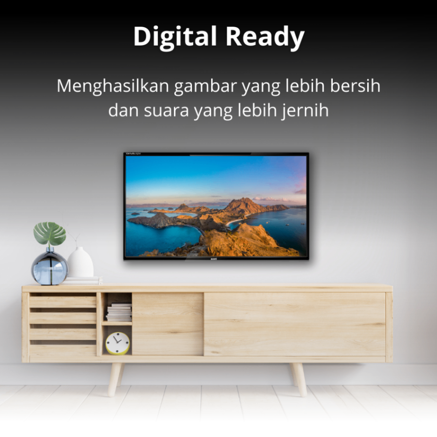 AKARI Digital DVBT-2 TV 24 Inch LE-24D53 ( LED TV 24 Inch )