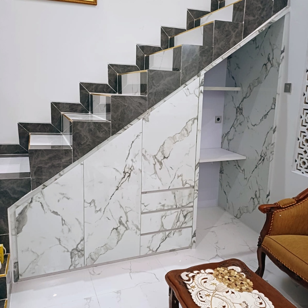 Lemari Laci Rak Bawah Tangga Custom