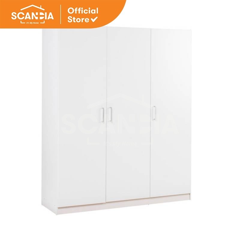 SCANDIA Lemari PS Wardrobe 3 Doors 145x50x176 Cm