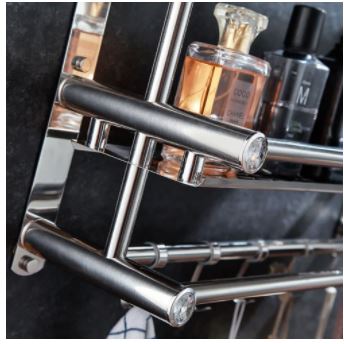 SCANDIA MC Rak Kamar Mandi Dinding Stainless Steel