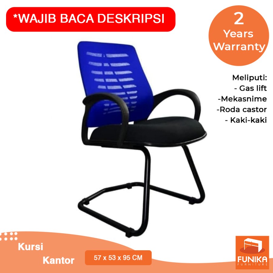 FUNIKA - Office Chair PARIS A Kursi Kerja Belajar Kantor Jaring Gaming - AV