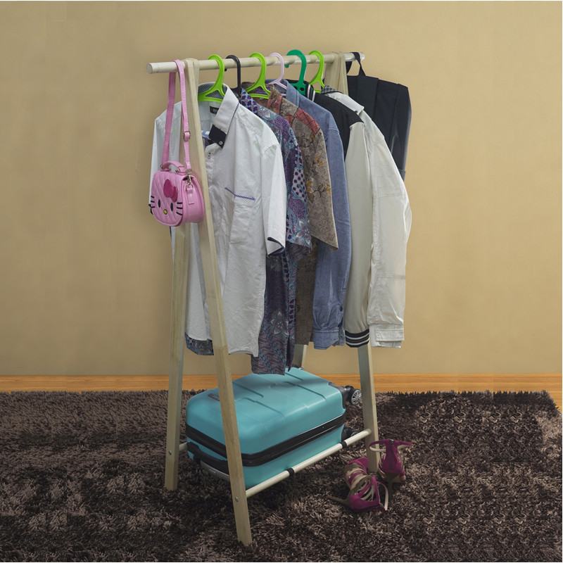 FUNIKA STARINDO 93603 NAT - Hanger Kayu Dewasa - Coklat Natural