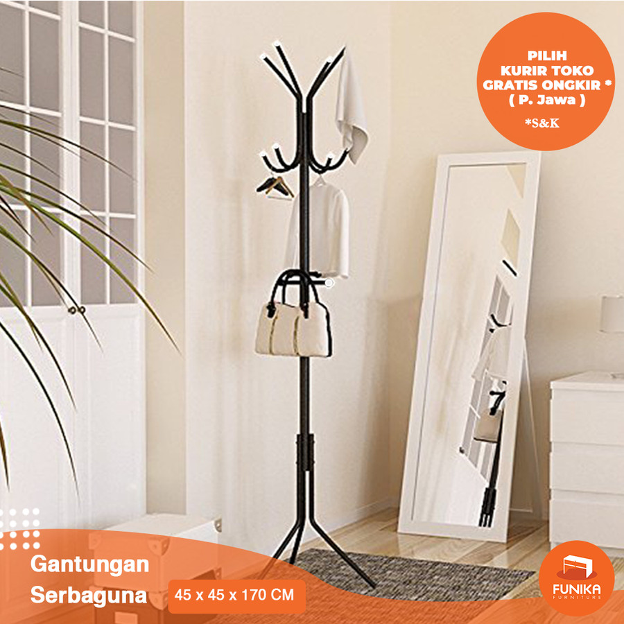 FUNIKA 22123 BK - Gantungan Serbaguna - Hitam