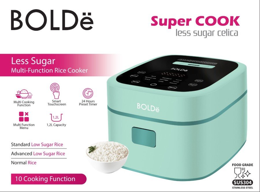 BOLDe Super Cook Less Sugar Celica
