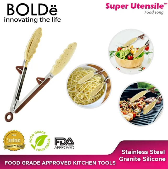 BOLDe Super Utensil Food Tong 12"
