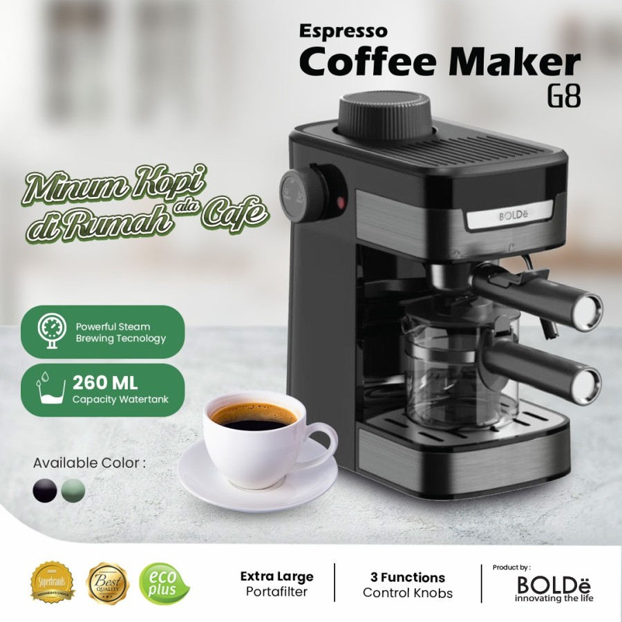 BOLDe Expresso Coffee Maker G8 (Coffee Machine)