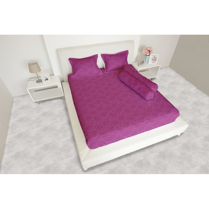 Aloha - Sprei King 180x200x20 Emboss Bantal 4