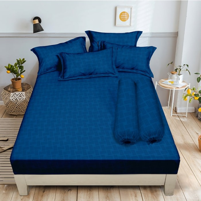 Aloha - Sprei King 180x200x20 Emboss Bantal 4