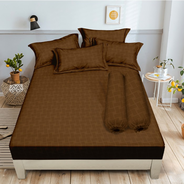 Aloha - Sprei King 180x200x20 Emboss Bantal 4