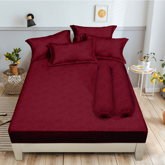 Aloha - Sprei King 180x200x20 Emboss Bantal 4