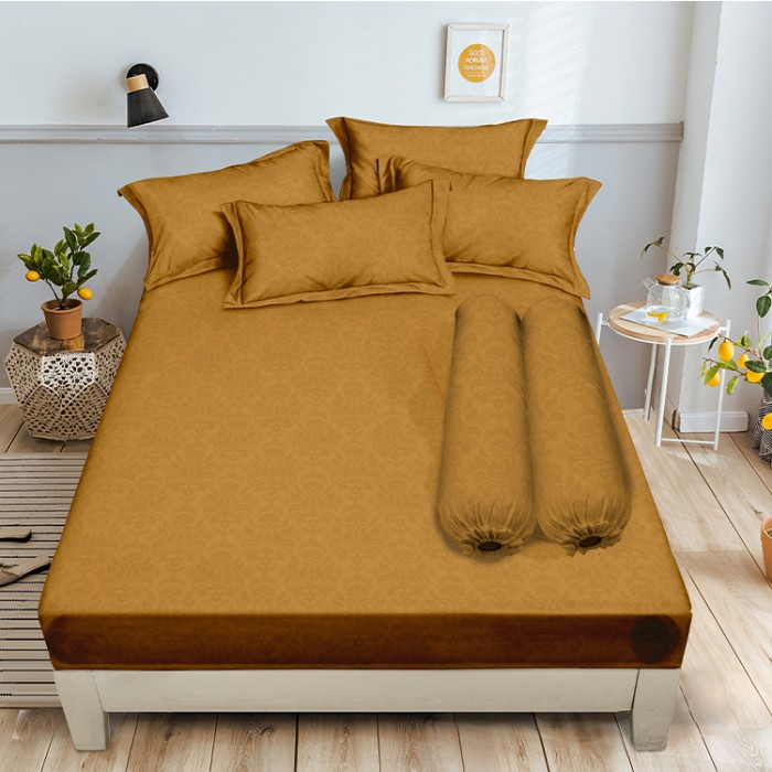 Aloha - Sprei King 180x200x20 Emboss Bantal 4