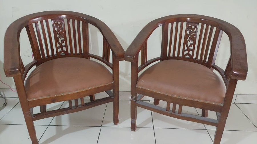 Obral CLEARANCE SALE Kursi Tamu Vintage Jati Asli Murah