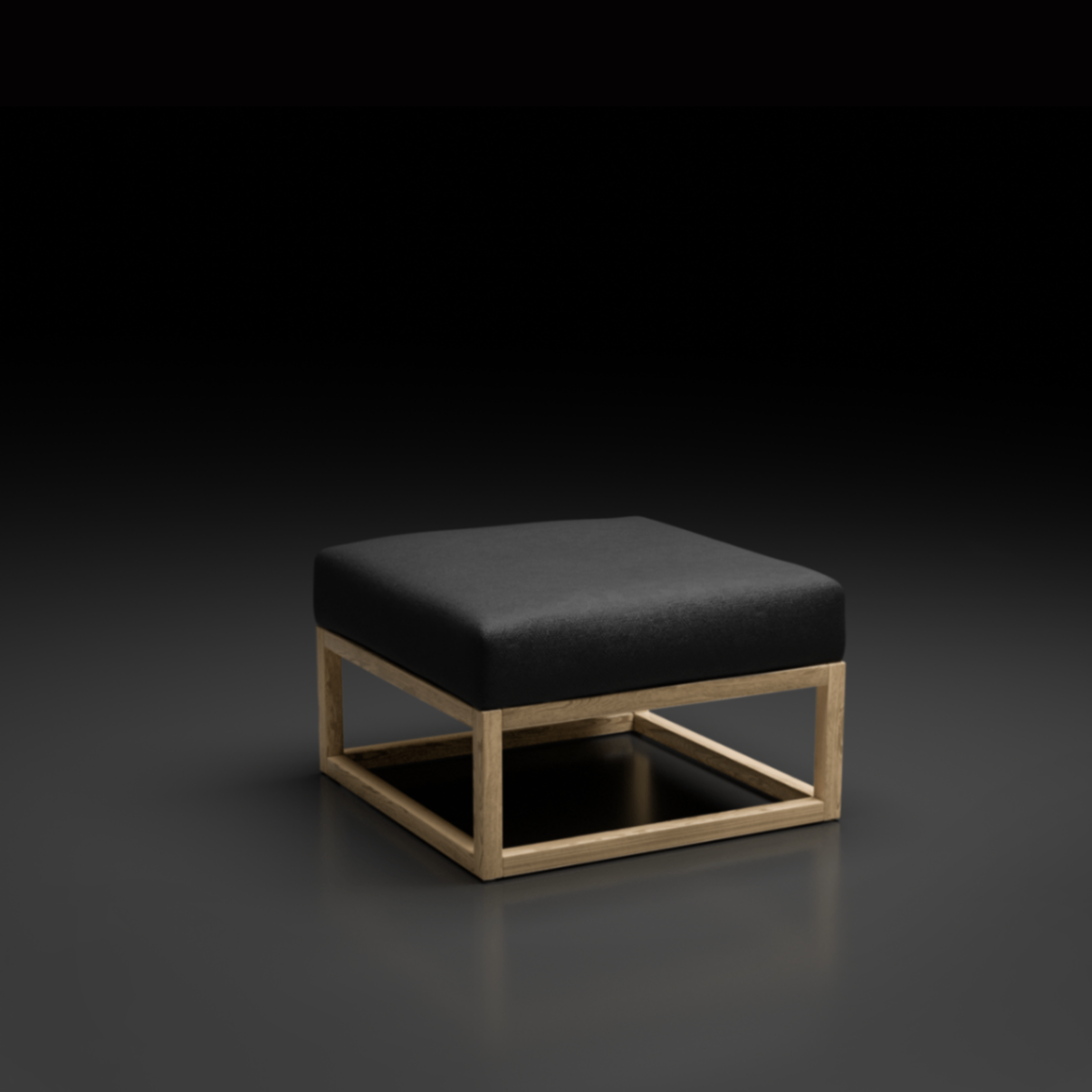 CUBIX SERIES - Kursi Tamu Sofa Modern Minimalis Ottoman Rangka Terang