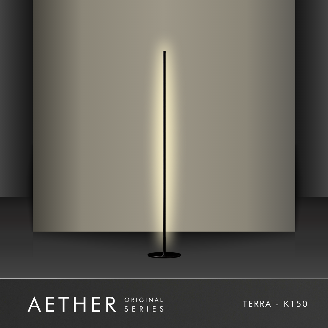 AETHER - Standing Side Floor Lamp / Lampu Stand Sudut Lantai Minimalis