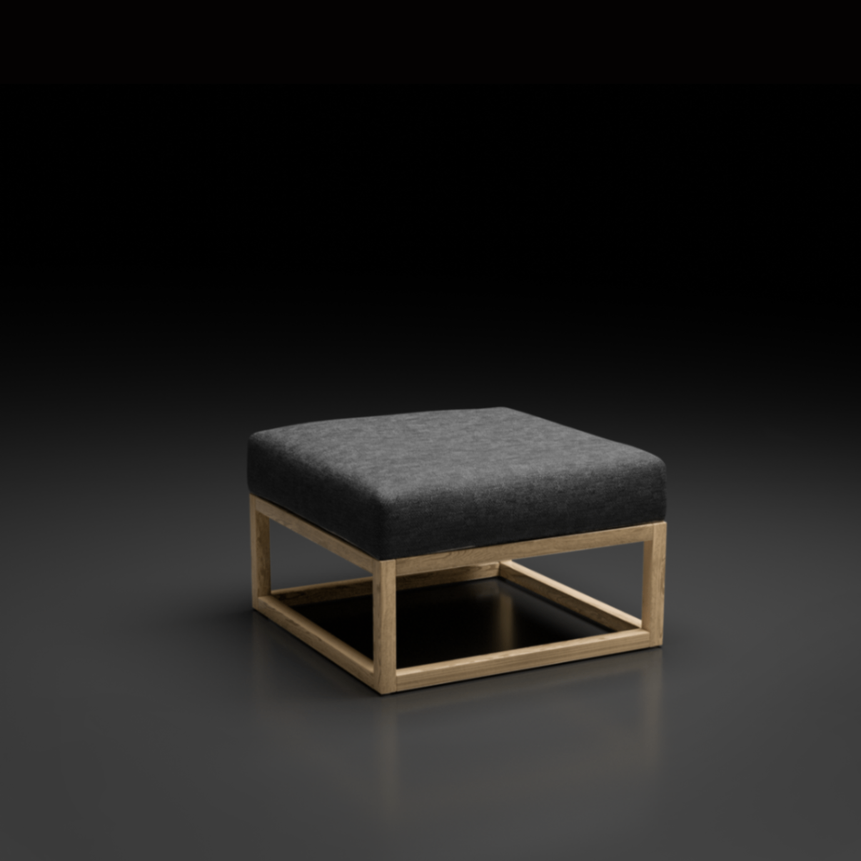 CUBIX SERIES - Kursi Tamu Sofa Modern Minimalis Ottoman Rangka Terang