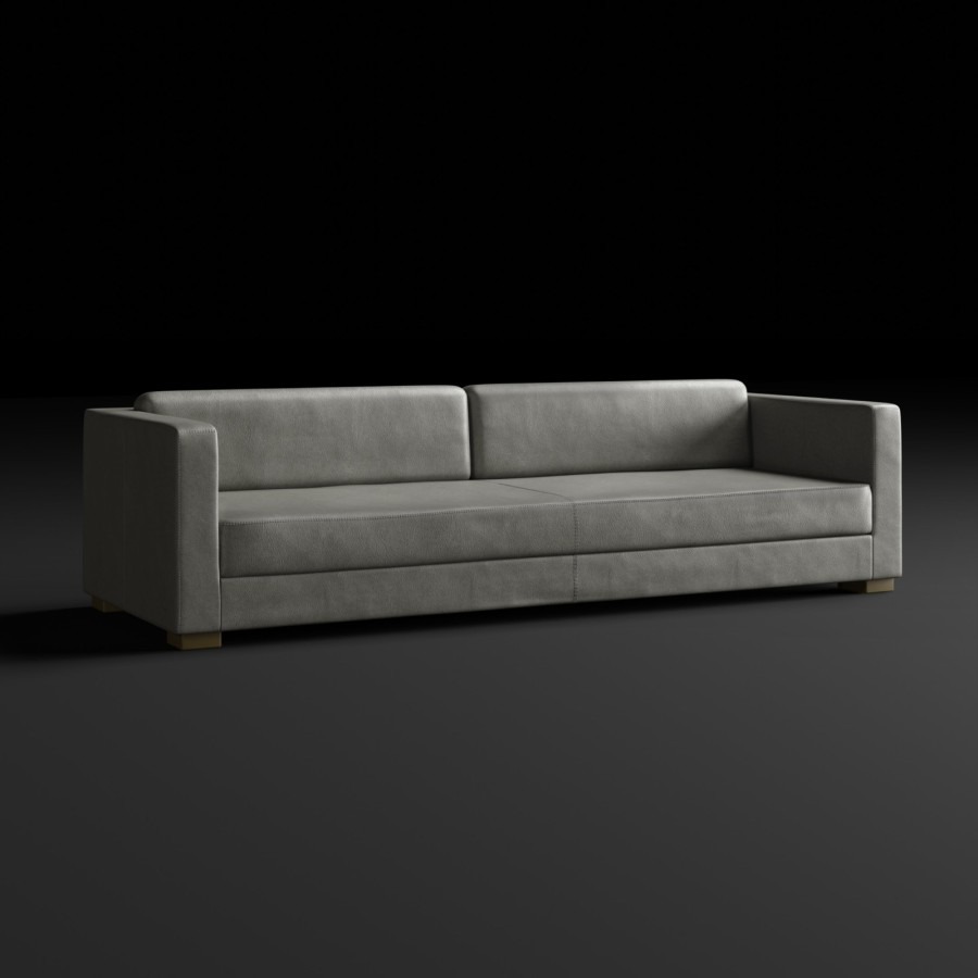 XIONCO ORYCTO Leather Arm Couch Three Seat