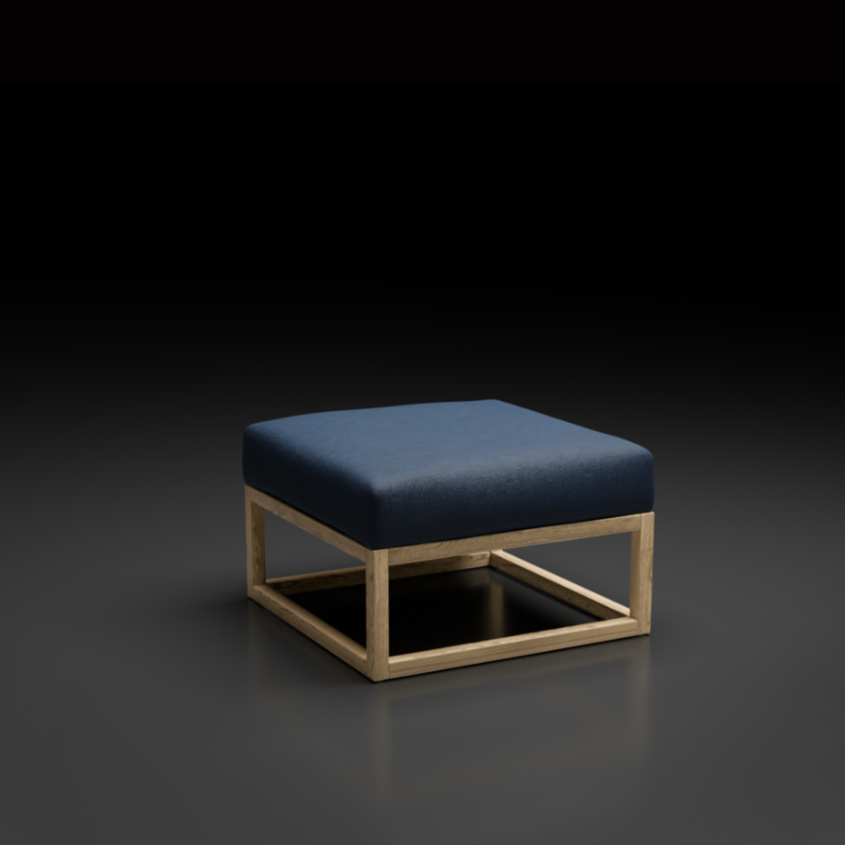 CUBIX SERIES - Kursi Tamu Sofa Modern Minimalis Ottoman Rangka Terang