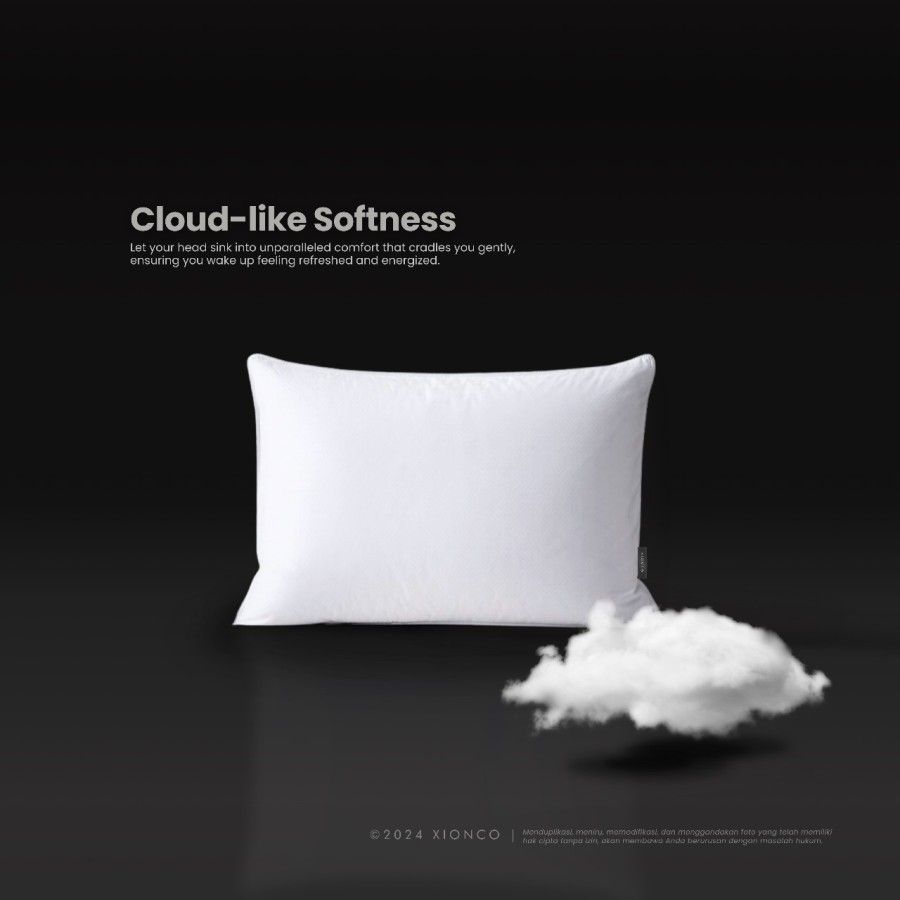 SOMNO - BED PILLOW | King Size - XIONCO