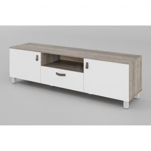Anya-Living Rakki Tv Stand 160 - Sonoma Cream - White