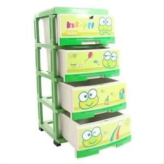 Lemari Plastik Laci Plastik Napolly Susun 4 Motif Keroppi