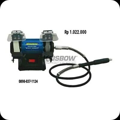 Gerinda Duduk Bench Grinder 1/15HP 220V EGB5-75DB Krisbow KW0700939