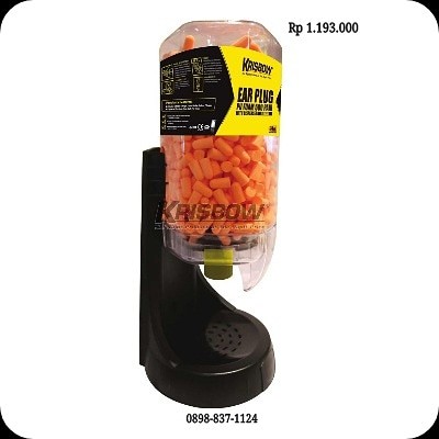 Pelindung Telinga Ear Plug PU Foam 500 Pair W/ Dispenser Krisbow