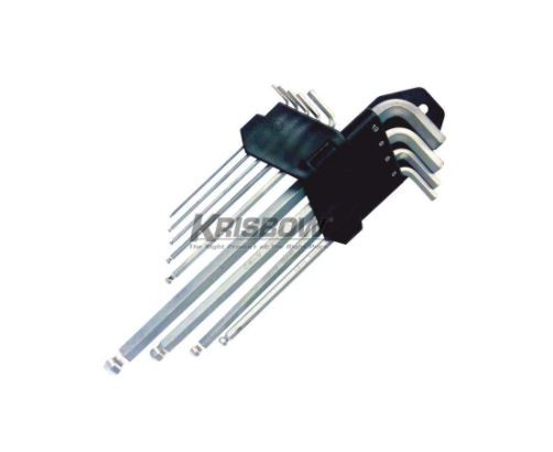 Set Kunci Ballpoint Hex Key S 1.5-10Mm 9Pc Lpbhs3 Krisbow KW0101638