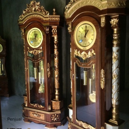 Lemari Jam Hias Rahwana Kayu Jati Almari Jam Almari Hias Lemari Hias