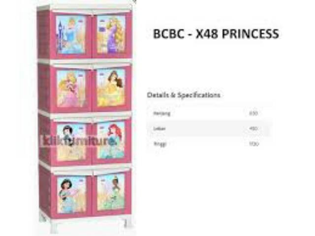 Lemari Plastik 4 Susun Napolly - BCBC X48