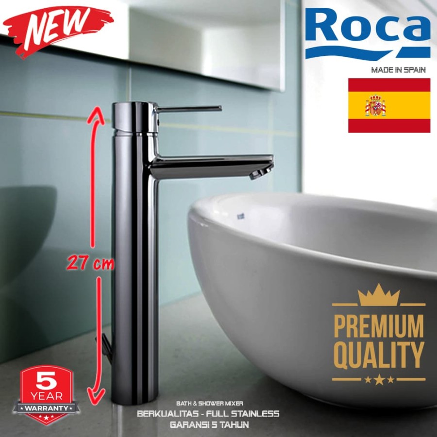 Jual Roca Keran Wastafel Meja Terbaru Garansi Thn Asli Spanyol