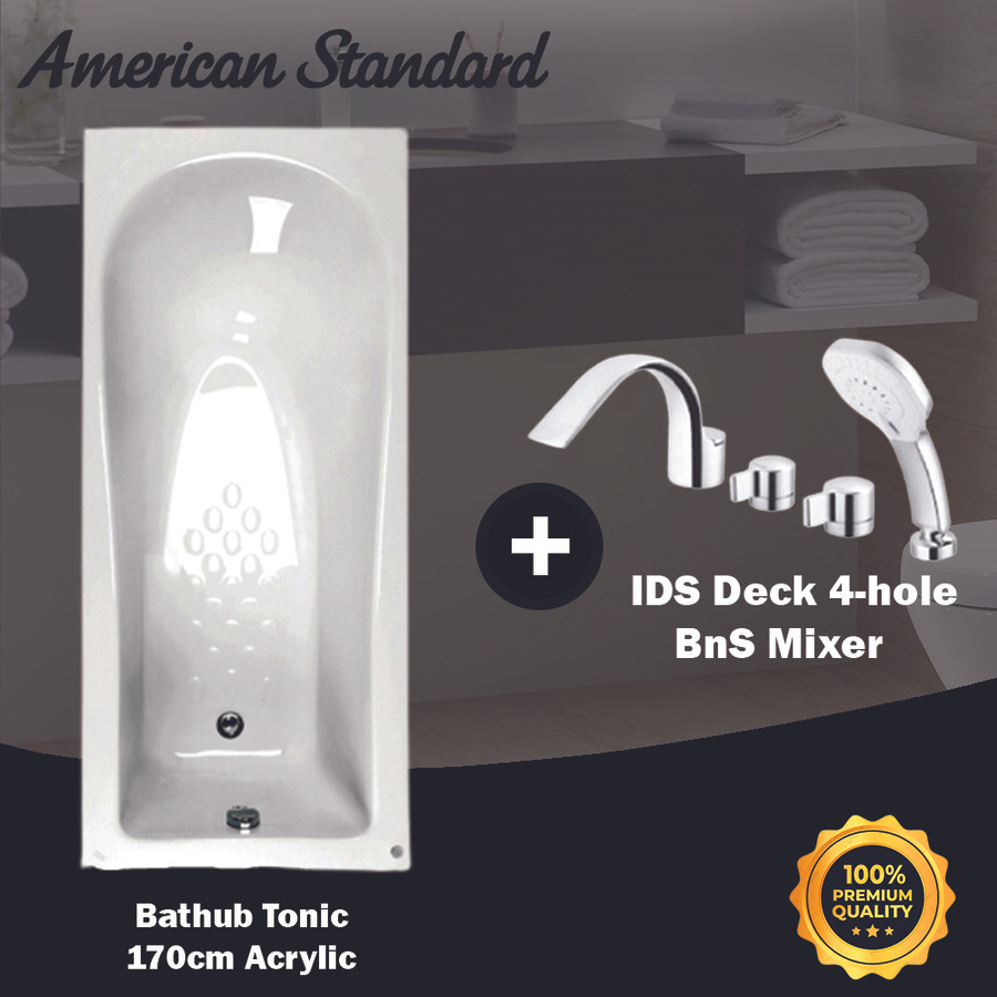 PROMO SALE Bathtub American standard Tonic 170cm_ Kran tanam IDS
