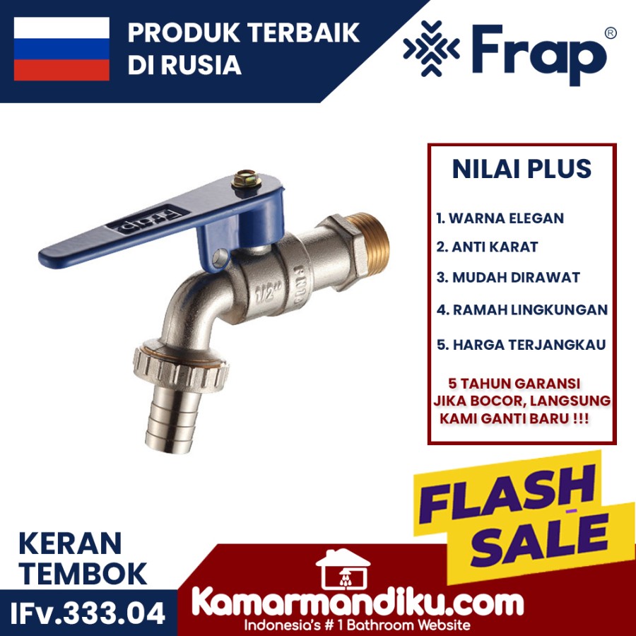 Frap IFv.333.04 Kran taman asli produk Rusia garansi 5 tahun