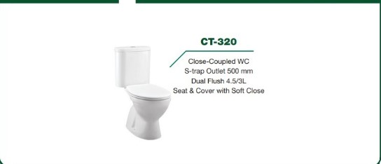 Promo Paket F Wasser Closet CT-320 / Kloset Duduk