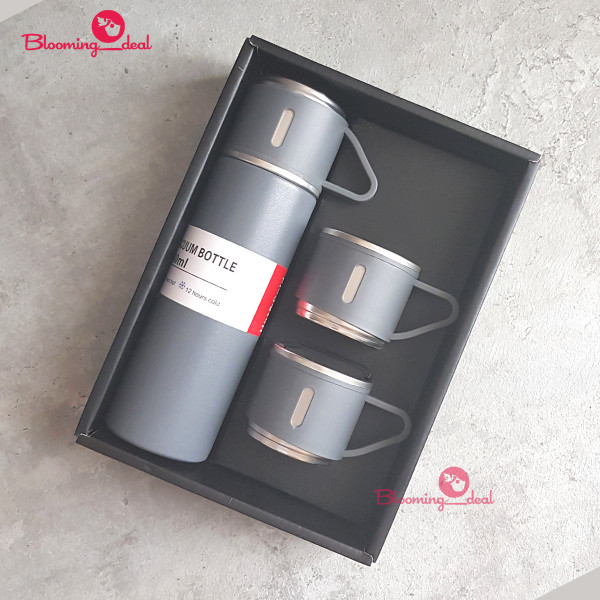 Termos Vacuum Flask Gift Set Hampers 500ml / Termos Cangkir Set SD1103