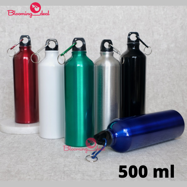 Botol Sport Carabiner 500ml / Tumbler Botol Sepeda Polos