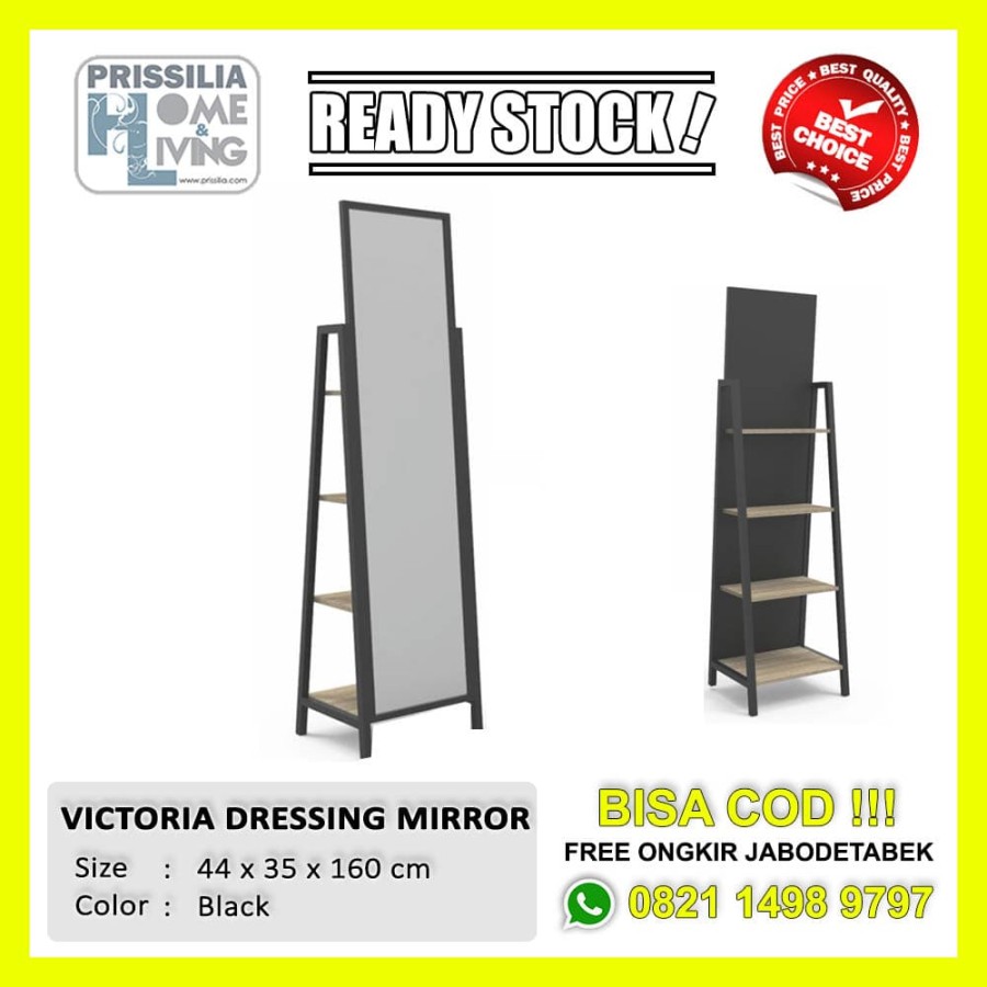 Jual [READY STOCK] KACA RIAS FULL BODY VICTORIA MIRROR | Renos