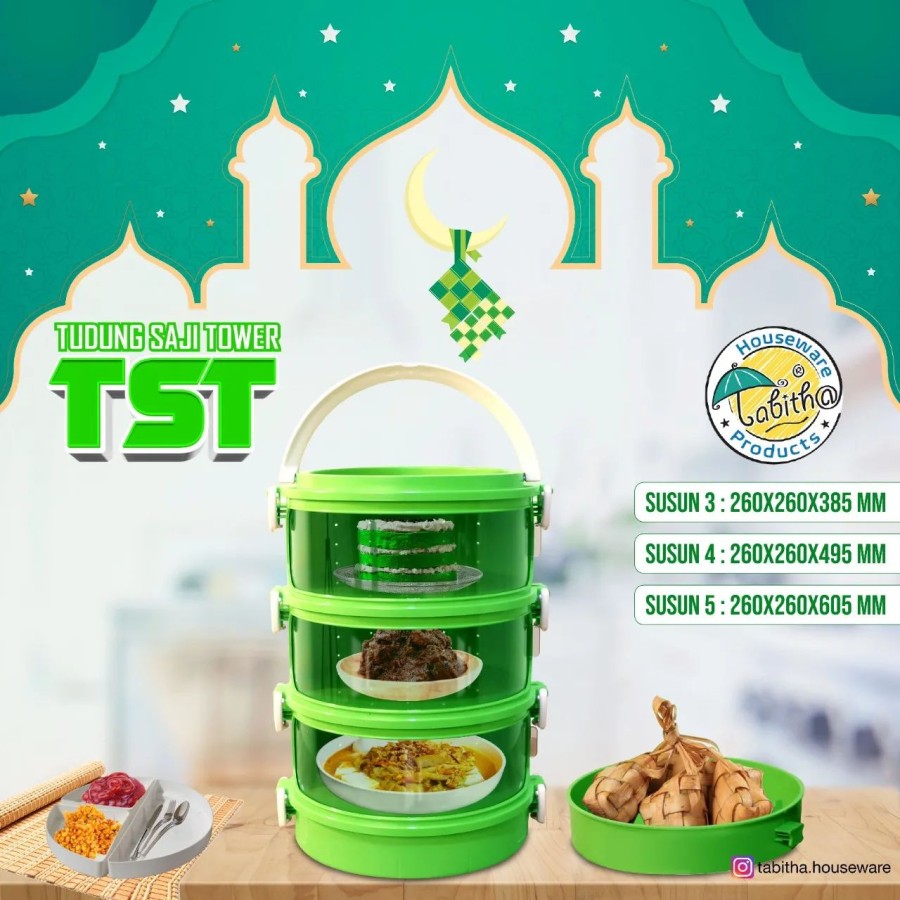 Tabitha Tudung Saji Tower TST - Susun 3
