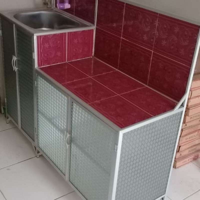 Lemari Rak Piring Aluminium (Murah)