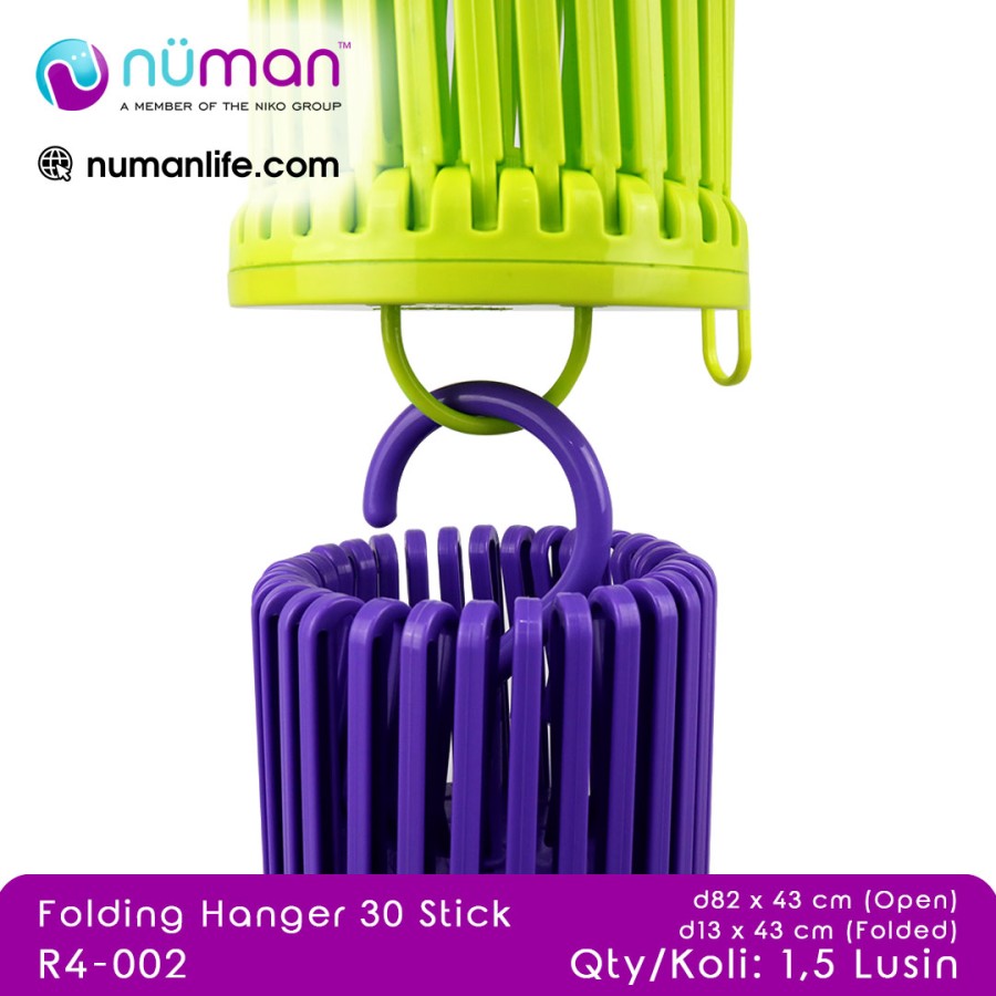 FOLDING HANGER 30 STICK NUMAN-random