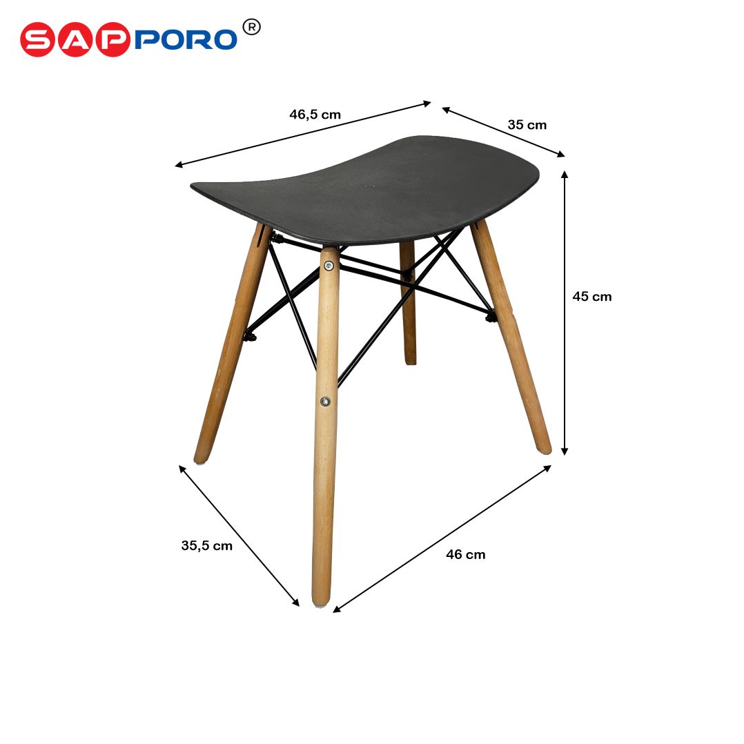 SAPPORO DICKSON - Kursi Makan / Kursi Stool