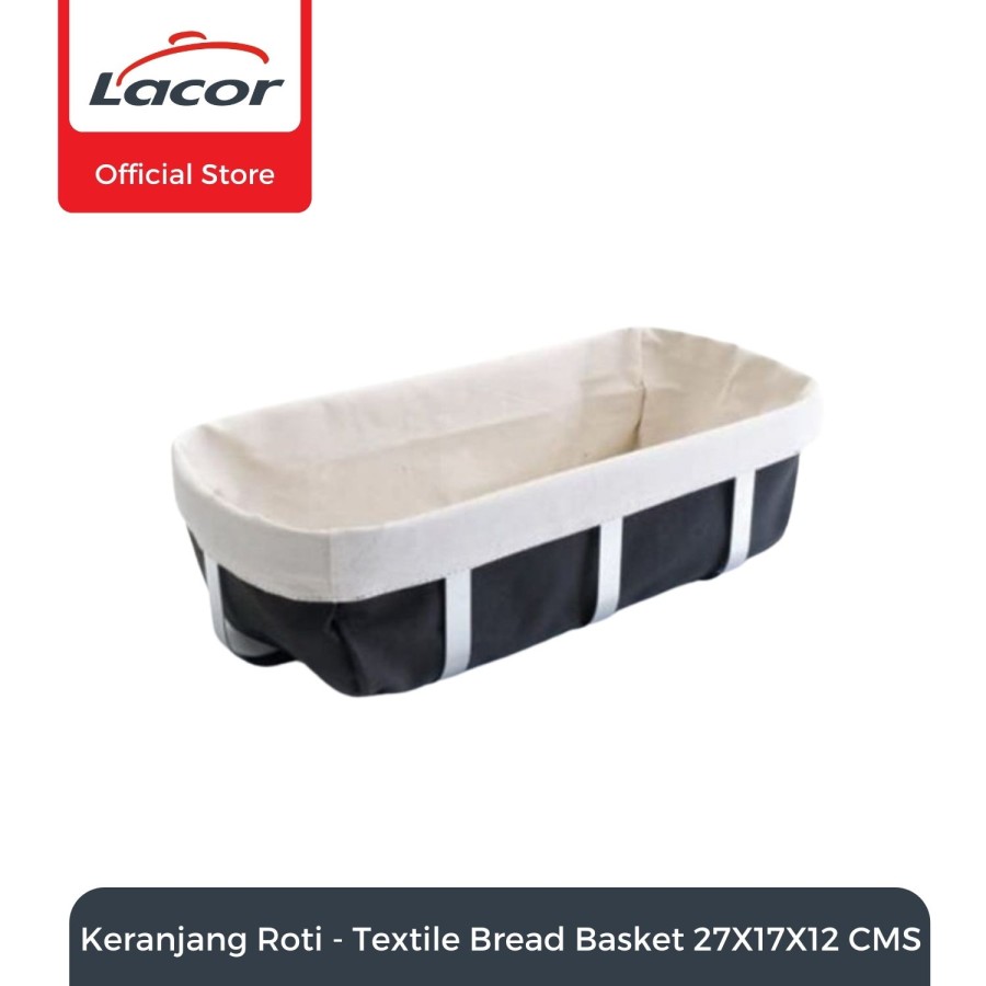 Keranjang Roti Lacor -Textile Bread Basket 27X17X12 CMS