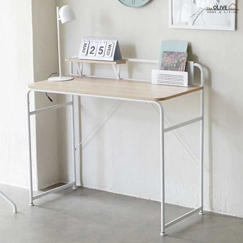The Olive House - Meja Kerja Multi Desk - Putih