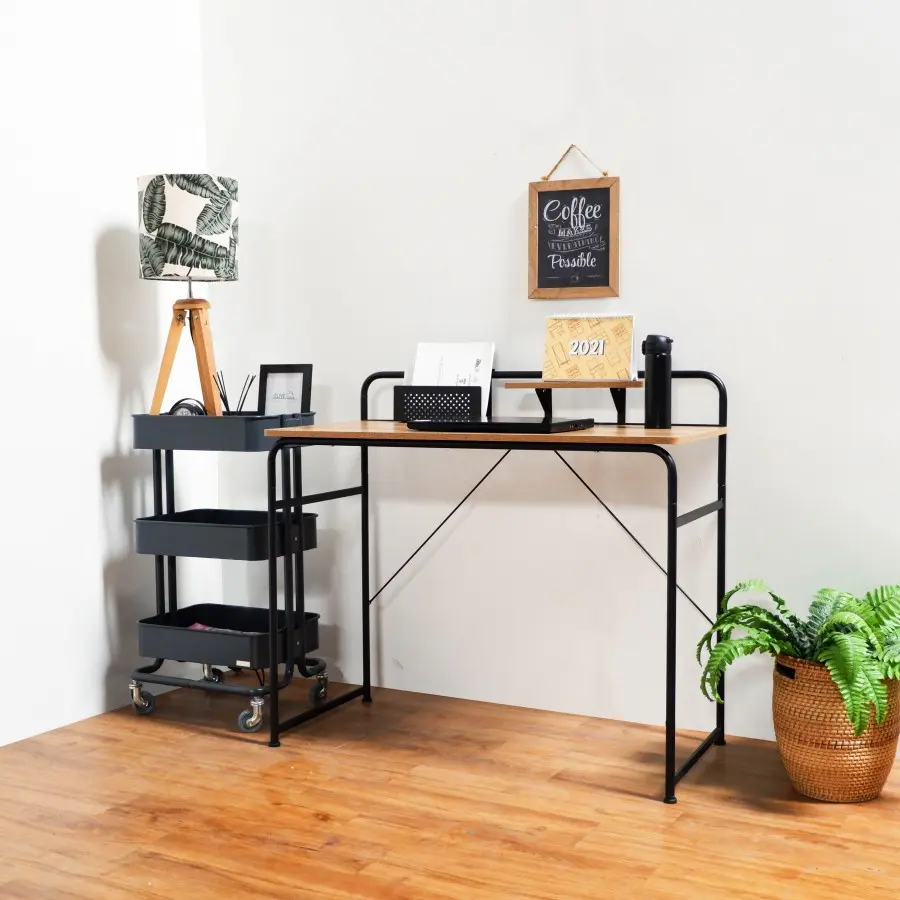 The Olive House - Meja Kerja Multi Desk - Hitam