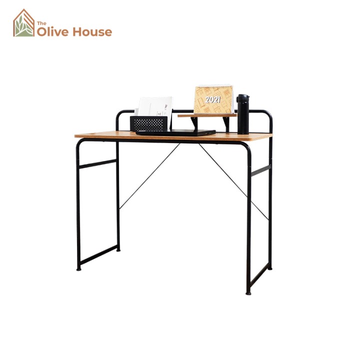 The Olive House - Meja Kerja Multi Desk - Hitam