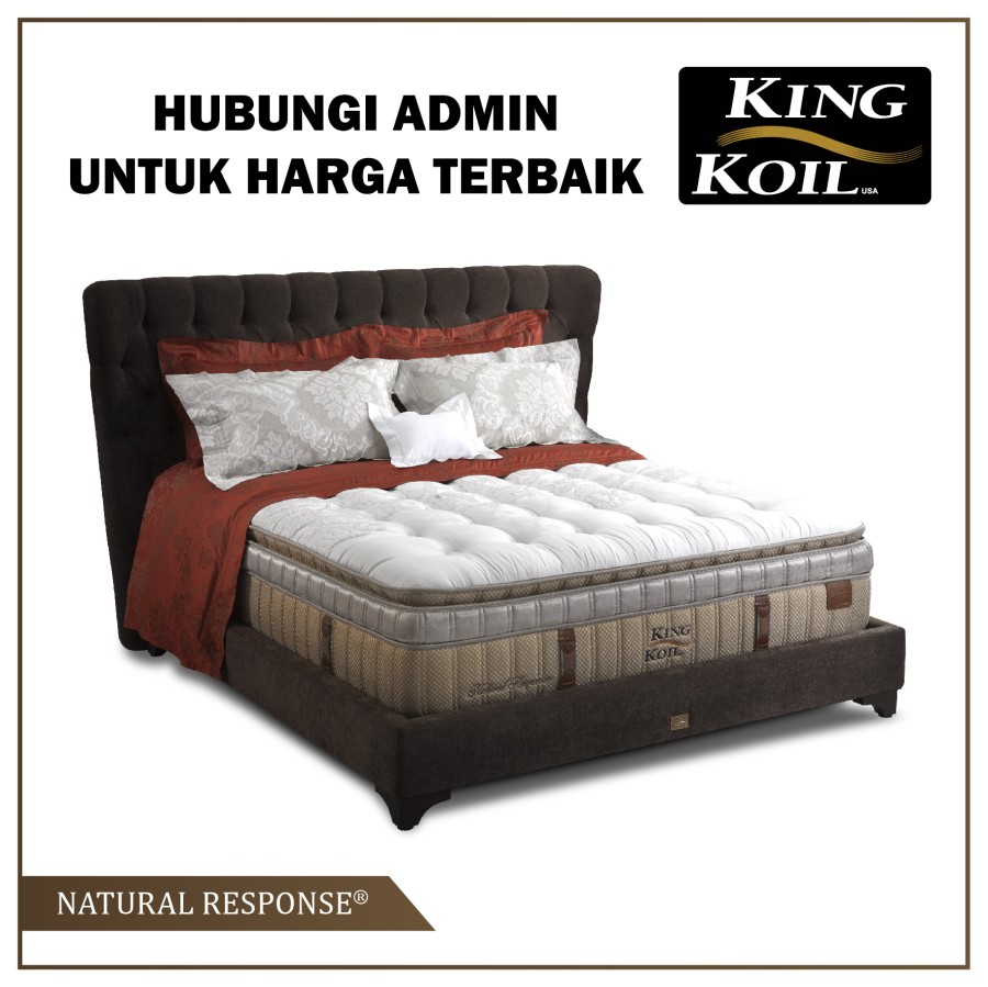 King Koil New Natural Response 160x200 Kasur Tanpa Divan/Sandaran