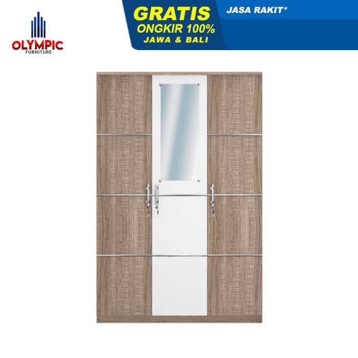 lemari alphin 2 pintu